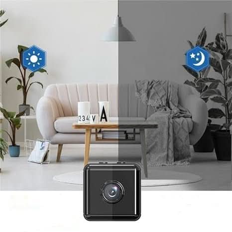 Caméra de Sécurité Mini Sans Fil 1080p pour Usage Intérieur et Extérieur