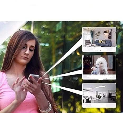 Caméra de Sécurité Mini Sans Fil 1080p pour Usage Intérieur et Extérieur