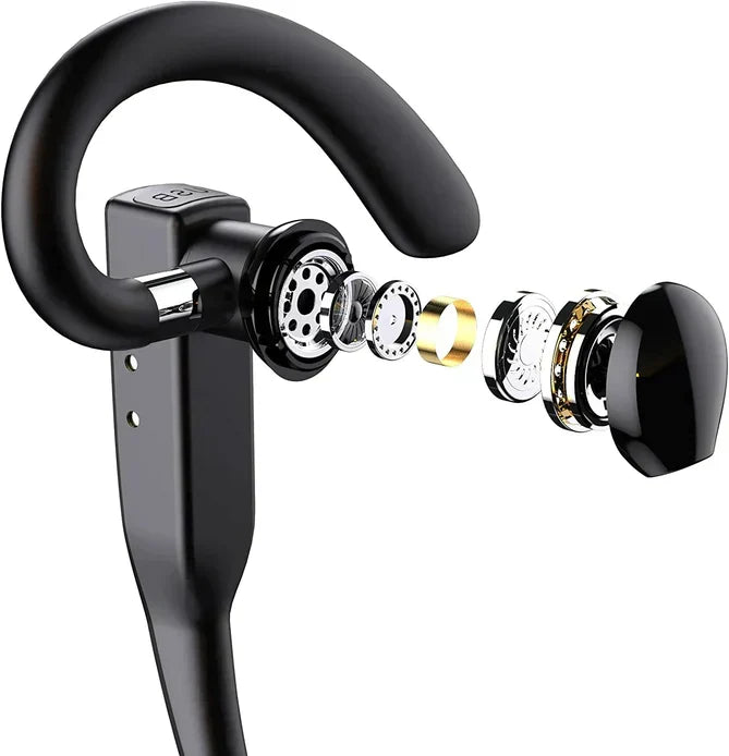 Casque Bluetooth 5.1 avec Réduction de Bruit et Microphones Doubles pour Hommes