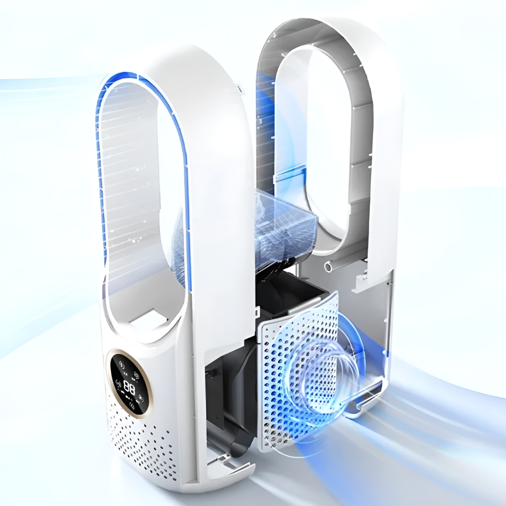 Ventilateur de refroidissement silencieux sans lame portable pour la maison et le bureau