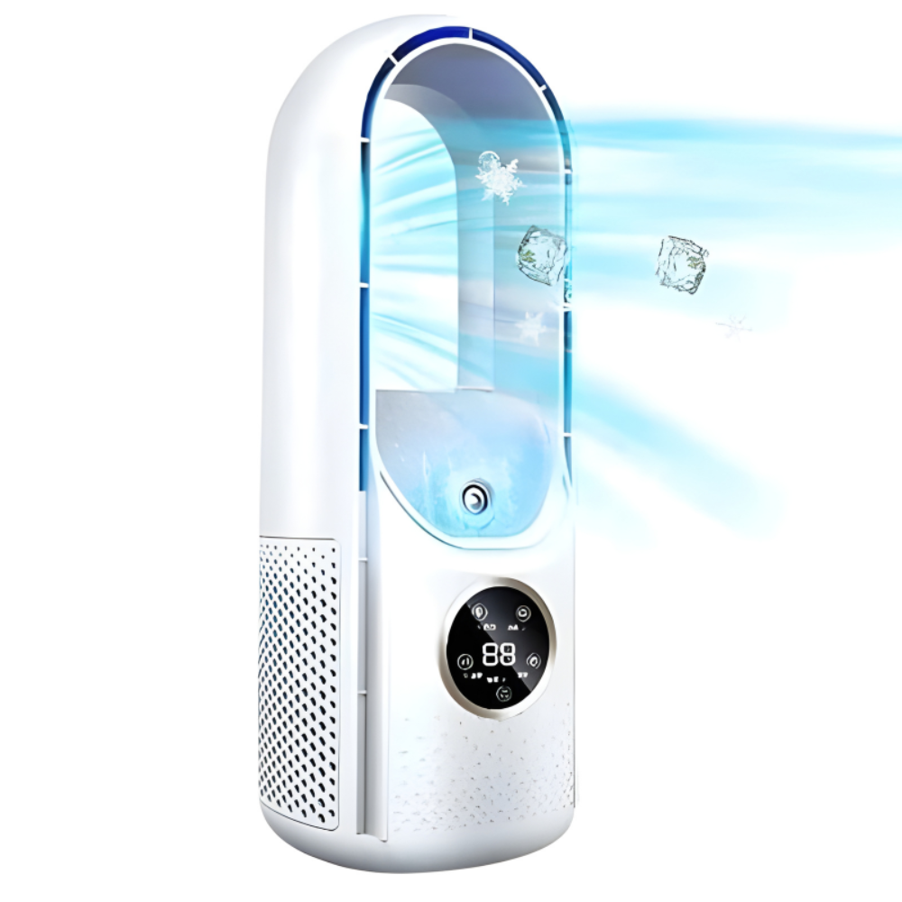Climatiseur Portable Sans Lame pour un Refroidissement Personnel Silencieux
