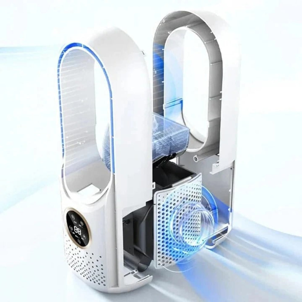 Climatiseur Portable Sans Lame pour un Refroidissement Personnel Silencieux