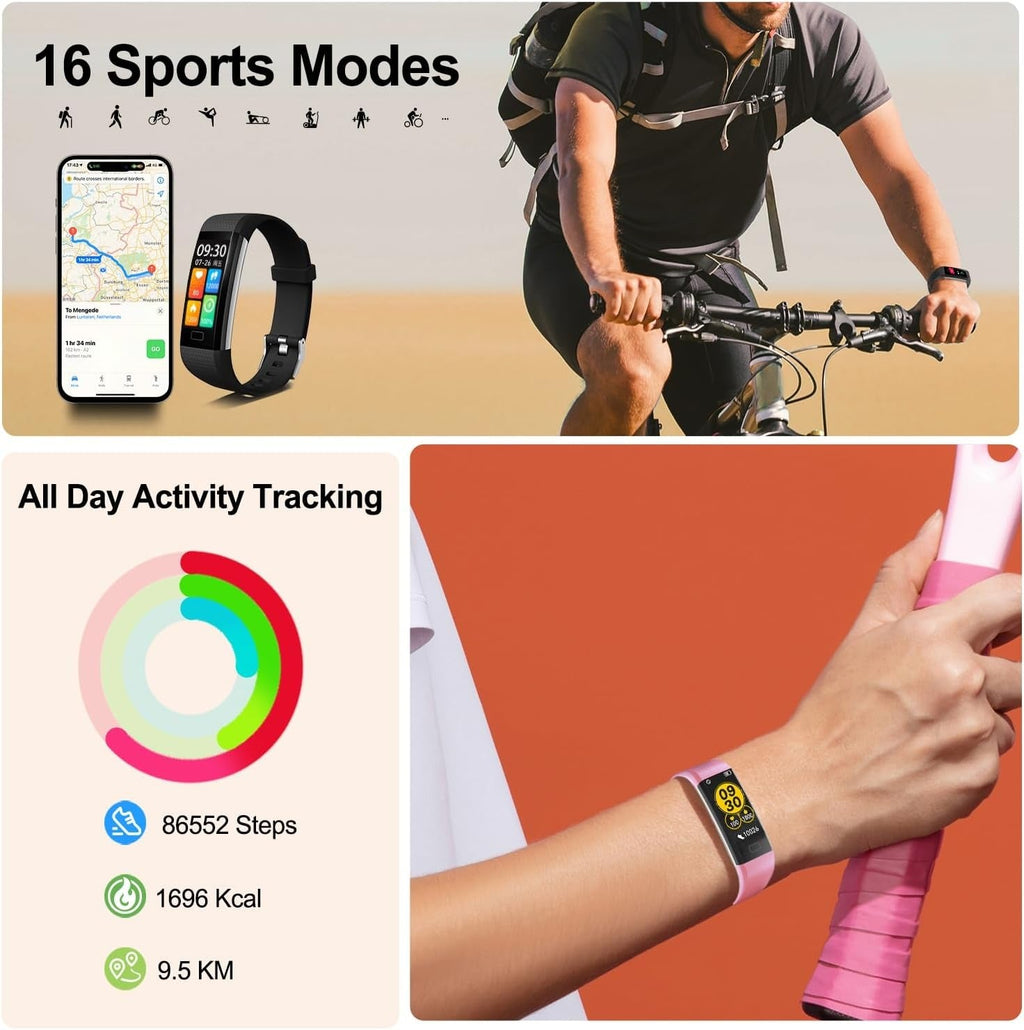 Montre Connectée pour le Suivi de la Santé avec Suivi du Pouls et de la Pression Artérielle