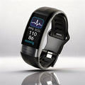 Montre connectée avec EKG, fréquence cardiaque, pression artérielle et suivi du sommeil pour hommes et femmes | Tracker de fitness | Vitaro