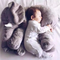 Coussin en Peluche Éléphant Bébé pour Câlins et Jeux