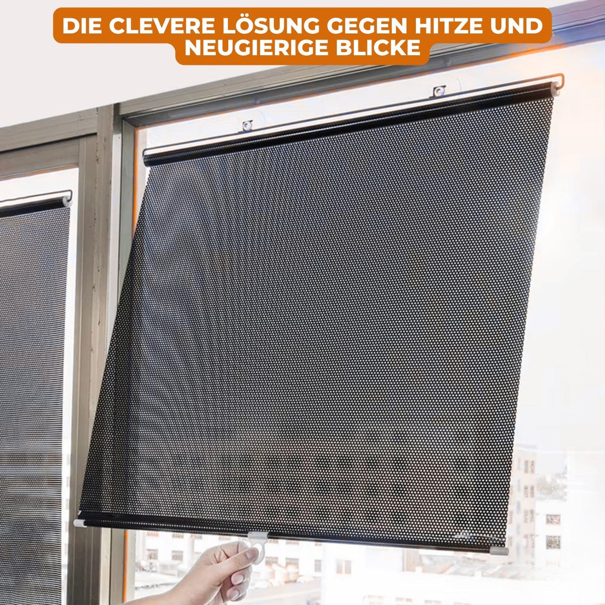 Store de Fenêtre Bloquant les UV avec Installation Sans Perçage
