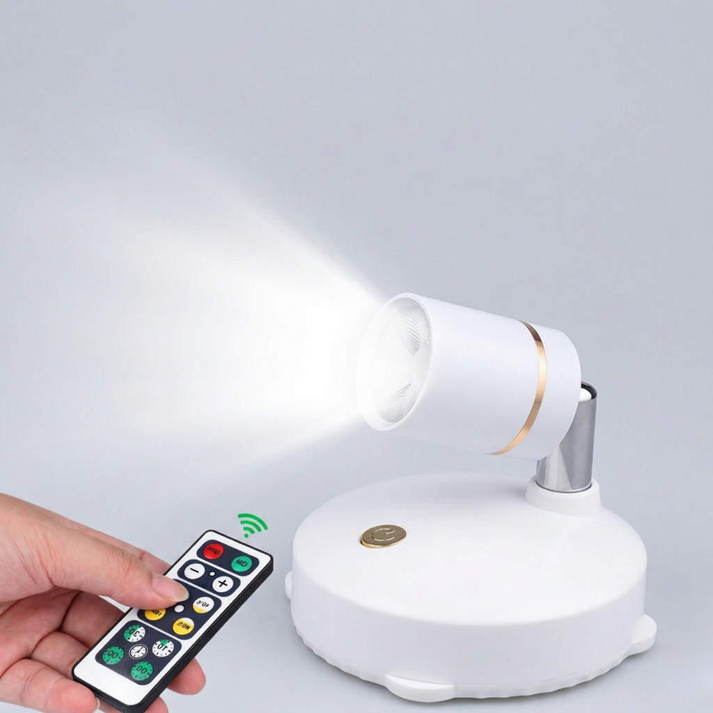 Spot LED Sans Fil Éclairage Rechargeable avec Télécommande