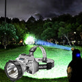 Lampe frontale LED super lumineuse – Puissante lampe frontale pour les activités en plein air et le travail