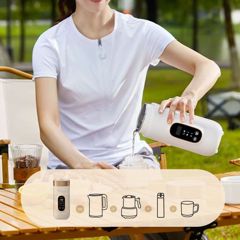 Tasse de Voyage Électrique Chauffante – Tasse Portable pour Boissons Chaudes