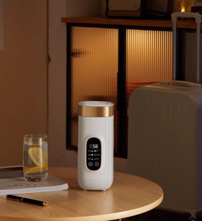 Tasse de Voyage Électrique Chauffante – Tasse Portable pour Boissons Chaudes