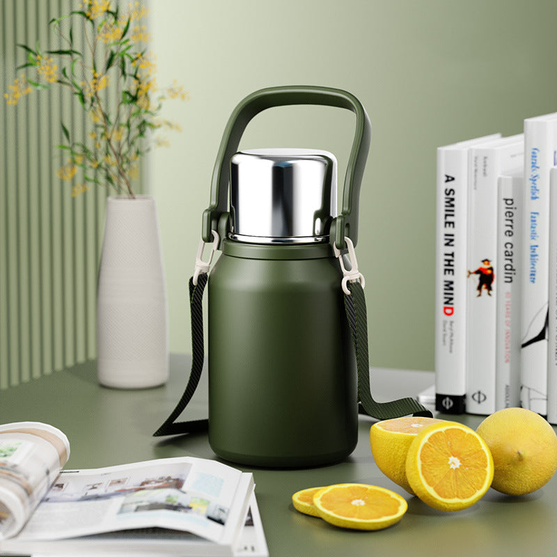 Gobelet Isolé en Acier Inoxydable – Tasse Thermos Portable pour Boissons Chaudes et Froides