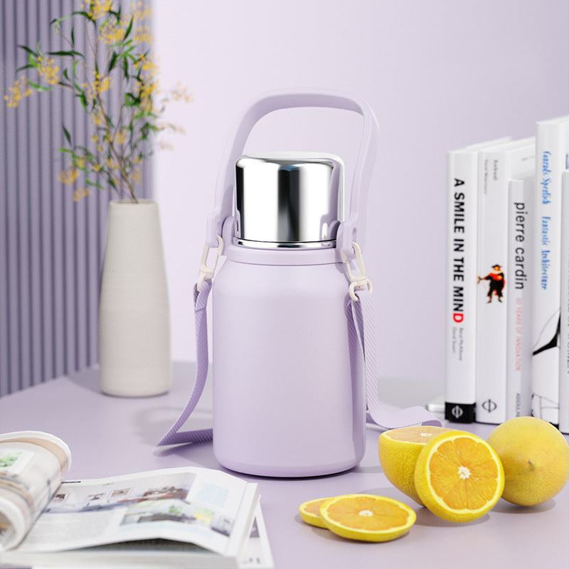 Gobelet Isolé en Acier Inoxydable – Tasse Thermos Portable pour Boissons Chaudes et Froides