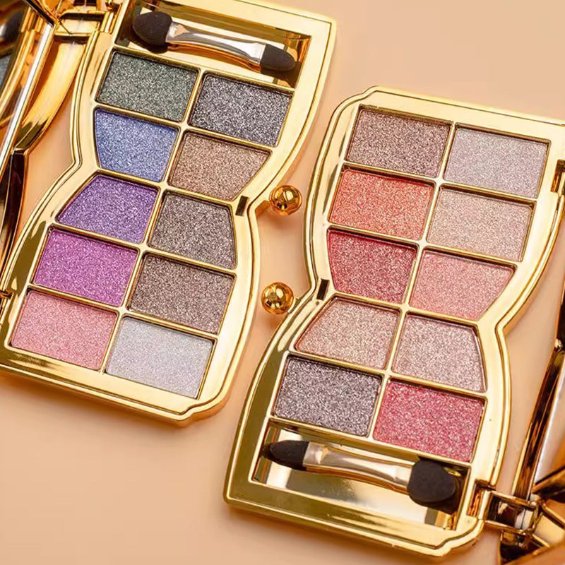 Votre Journal de Beauté 💟 | Palette de Fards à Paupières Pailletés 10 Couleurs✨