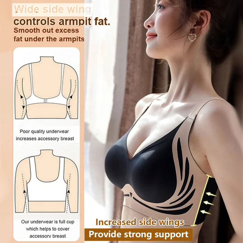 Soutien-gorge push-up sans armatures avec effet anti-affaissement