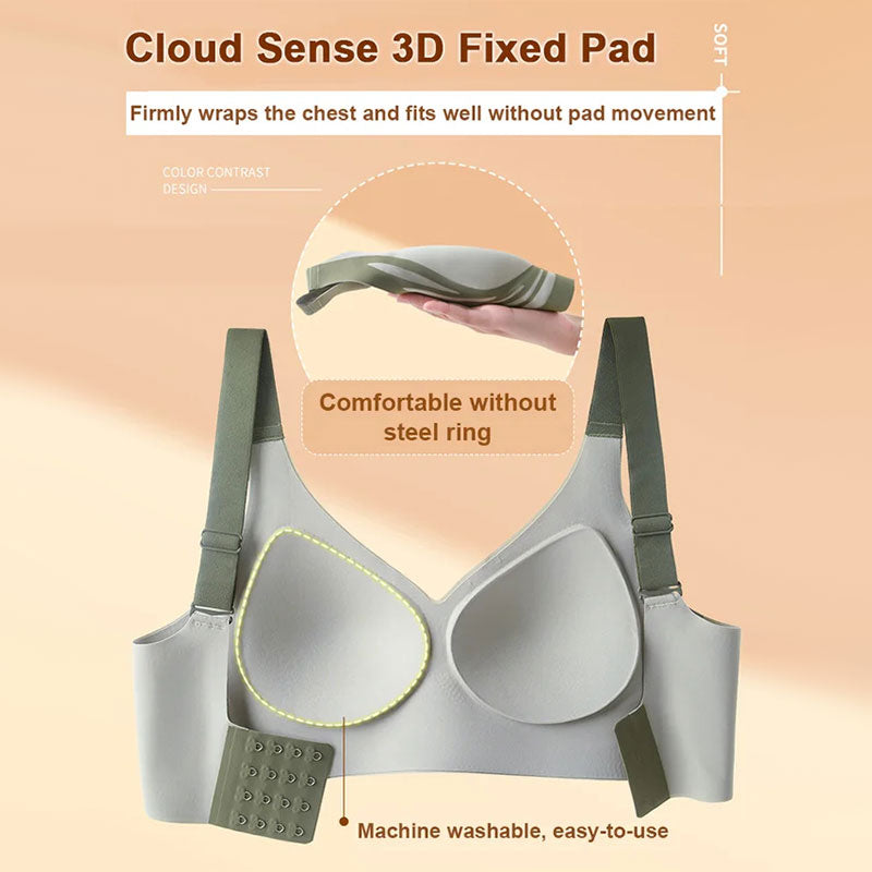 Soutien-gorge push-up sans armatures avec effet anti-affaissement