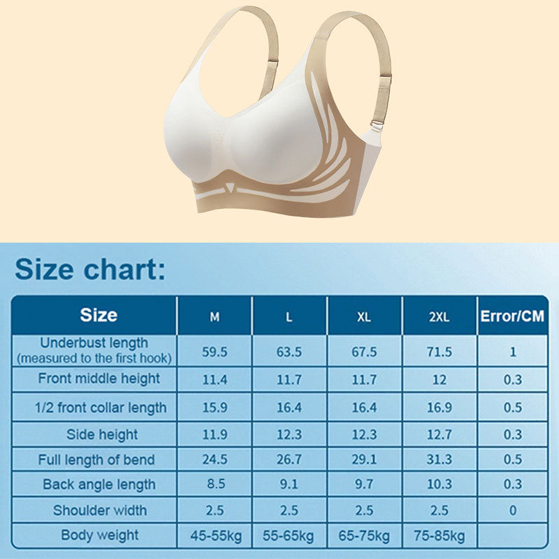 Soutien-gorge push-up sans armatures avec effet anti-affaissement