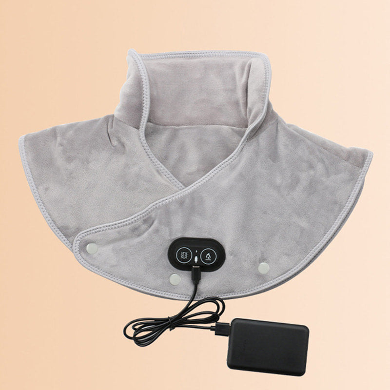 Coussin de Massage Électrique pour le Cou et les Épaules avec Chaleur et Vibration