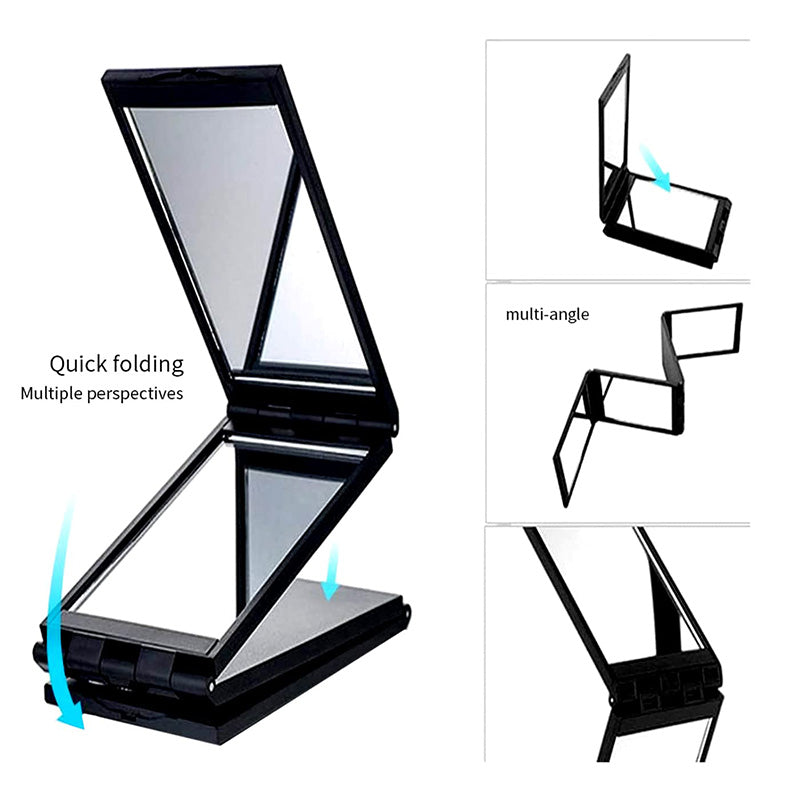 Miroir Pliable Multi-Angles pour Auto-Coupe de Cheveux - Vue Arrière Disponible