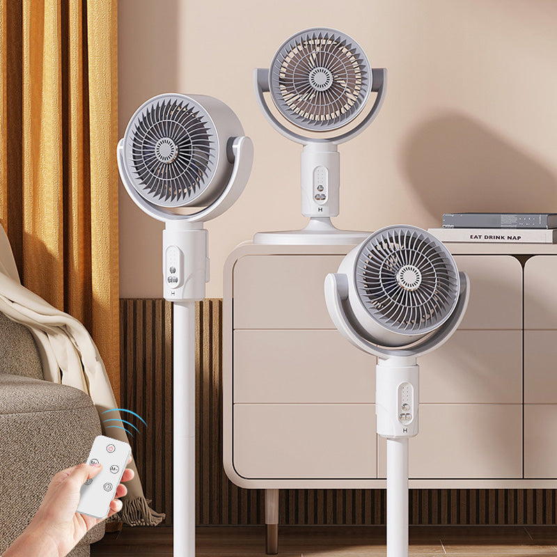 Ventilateur sur pied, 20 dB très silencieux, portée de 30 m, 2465 m³/h de volume d'air, ventilateur avec télécommande et refroidissement | Karnz
