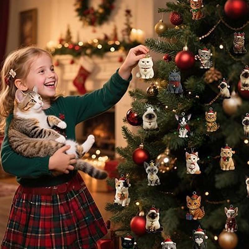 Calendrier de l'Avent avec 24 joyeux chats - 2026