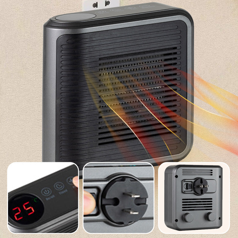 Chauffage à Prise Warmteluxe 800W – Compact, économique et mini chauffage électrique