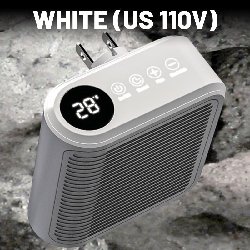 Chauffage à Prise 800W – Mini Chauffage Électrique Compact