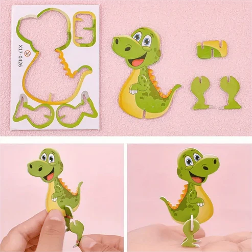 Ensemble de Puzzles 3D Cartoon pour Enfants