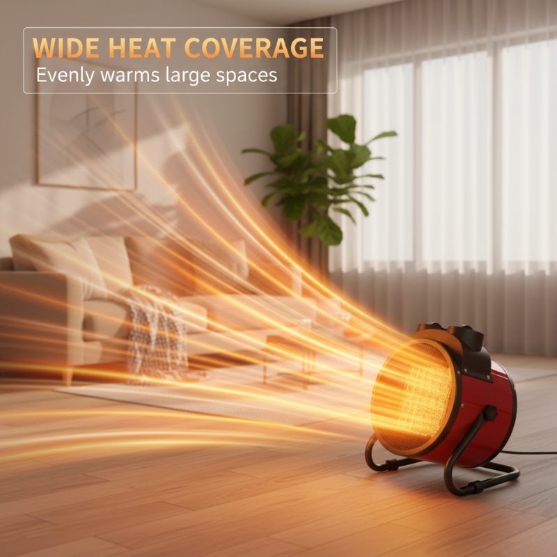 Chauffage Électrique Portable – Chauffage Puissant pour Intérieur