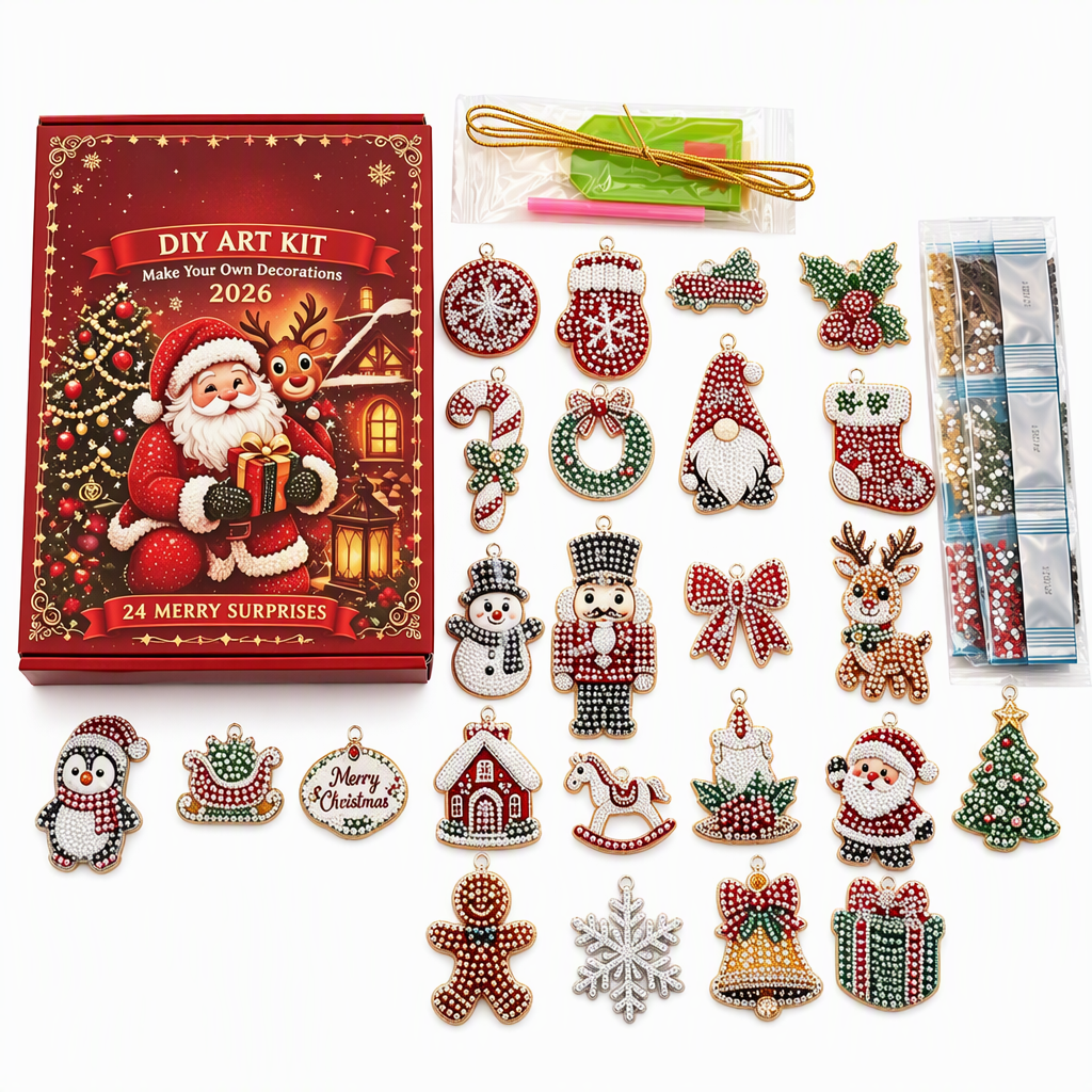 Calendrier de l'Avent DIY Décorations de Noël 2026 – 24 Jours