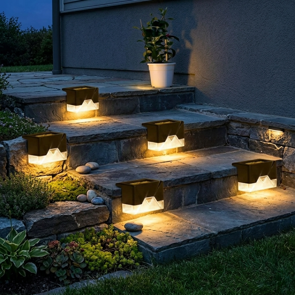 Lampes Solaires pour Clôtures et Espaces Extérieurs