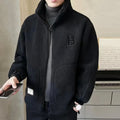 Veste en Fleece Heren avec Col Haut