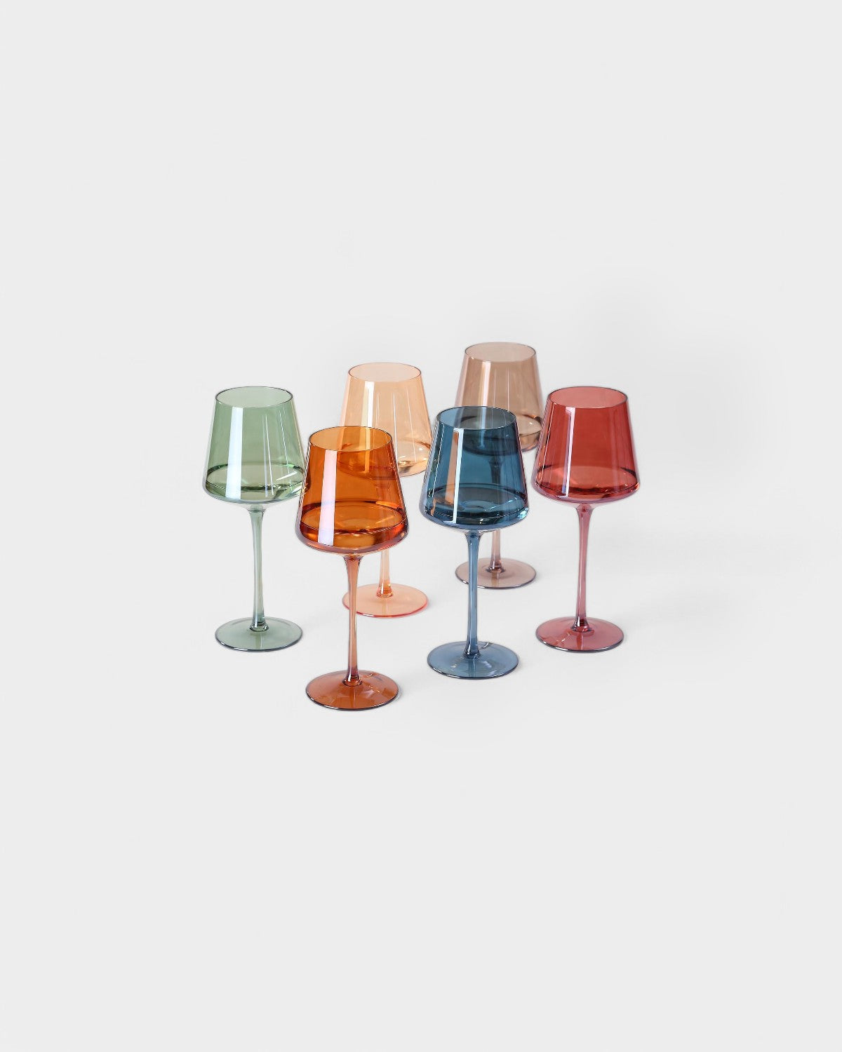 L'Art du Verre | Ensemble de Verres en Verre de 6