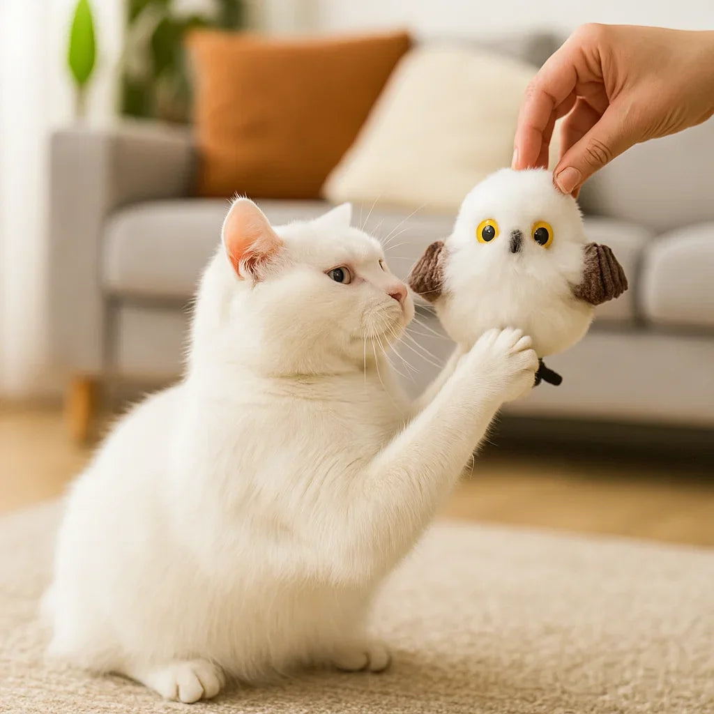 FeatherWhirl™ — Éveillez les instincts sauvages de votre chat pour une aventure intérieure sans fin