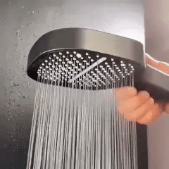 Douchette haute pression avec filtre pour basse pression d'eau, modes de jet réglables et économie d'eau | Sansoti