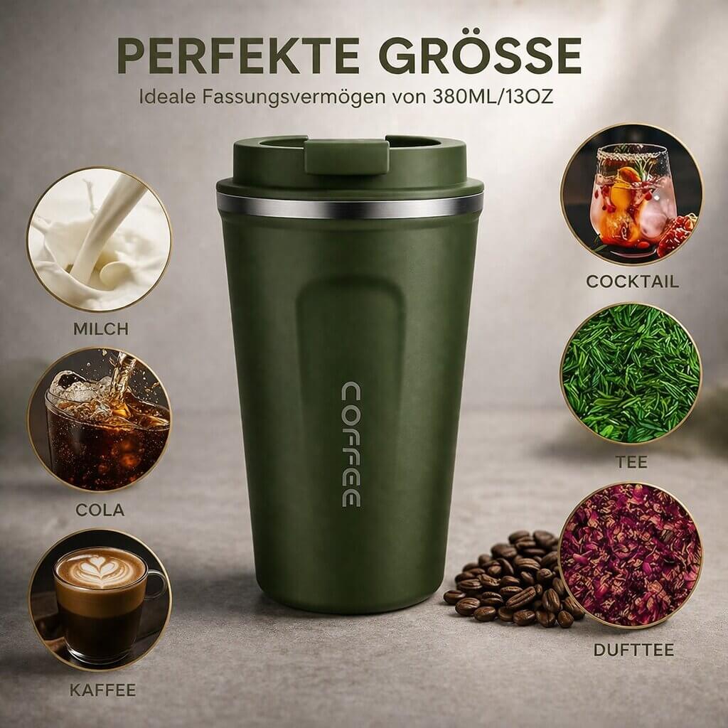 Gobelet de Voyage avec Affichage Intelligent de Température | Vaisselle en Acier Inoxydable