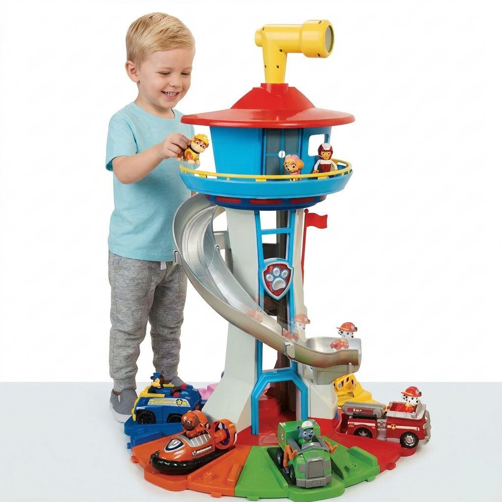 Tour de Jeu Interactive avec Véhicules pour Enfants