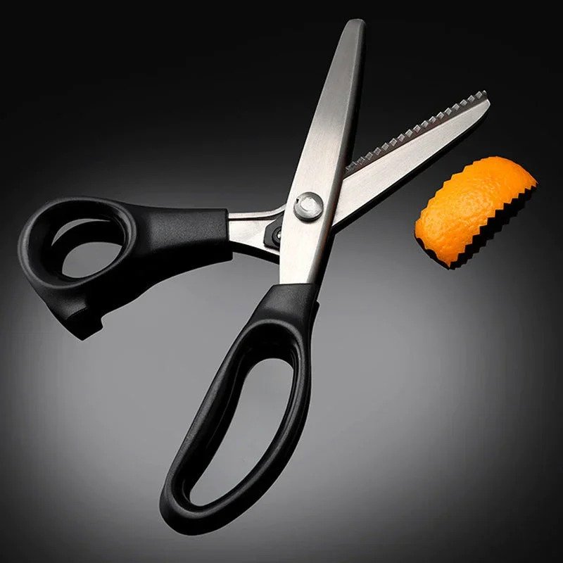 Ciseaux SilkySnipper Pro | Lames Dentées Triangulaires | Précis & Tranchants | Pour Tissu, Papier & Loisirs Créatifs