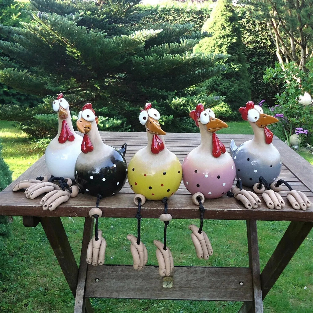 Poules de Jardin Joyeuses - Apportez de la vie à votre jardin !