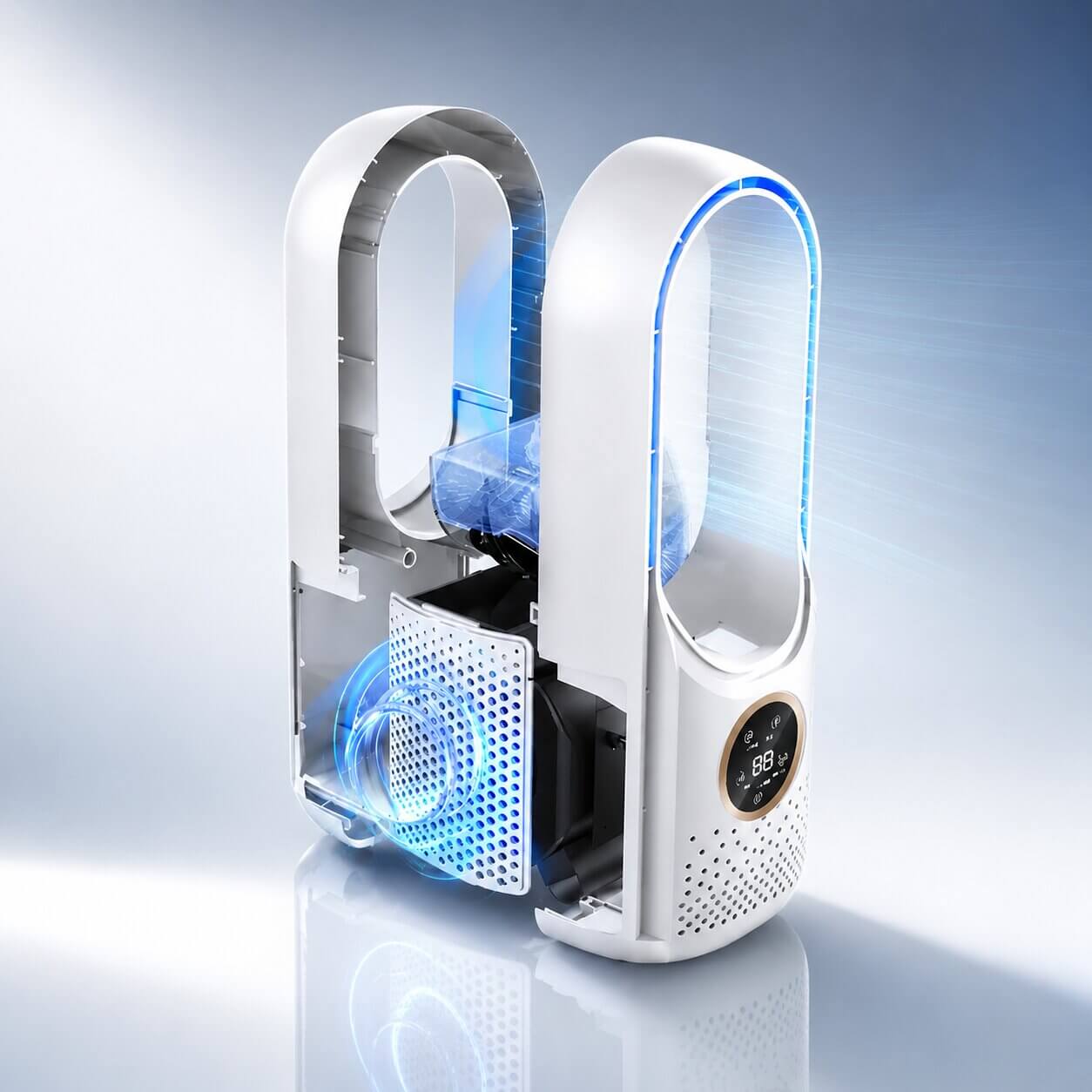 Ventilateur Tour | Ventilateur Silencieux | Ventilateur de Table | WhisperCool