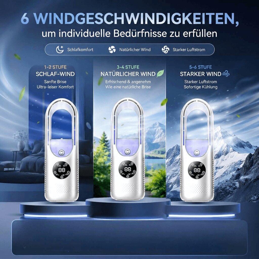 Ventilateur Tour | Ventilateur Silencieux | Ventilateur de Table | WhisperCool
