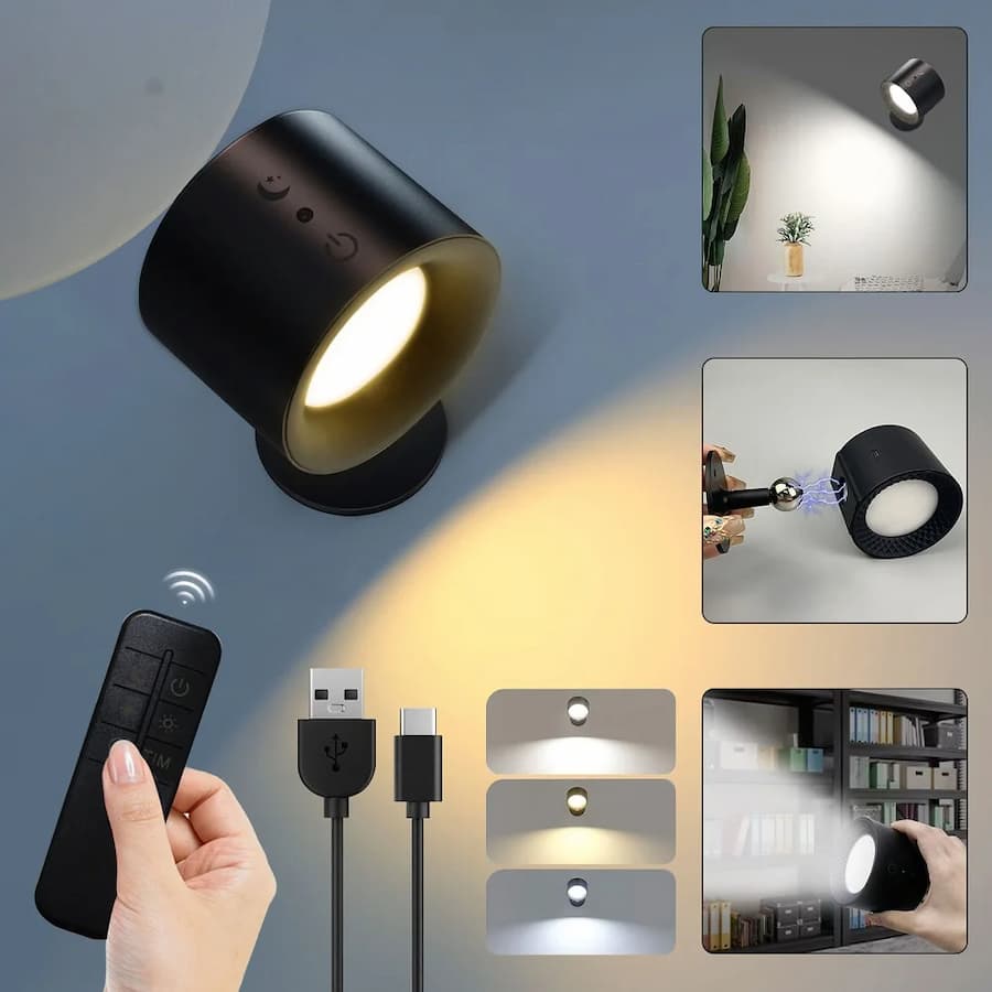 DuoLumen - Applique murale LED magnétique double face
