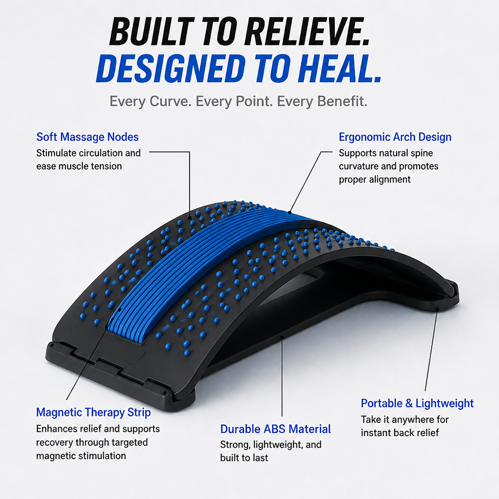 SpineSoothe™ — Déverrouillez une Liberté Durable contre la Douleur et la Raideur du Dos