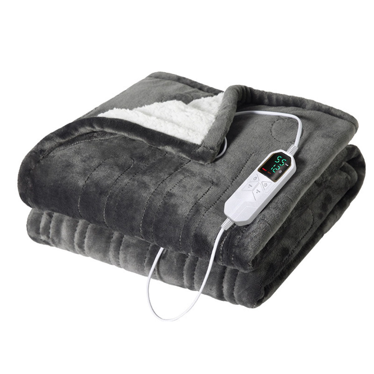 Couverture Électrique – Couverture Chauffante Douce et Portable pour les Voyages