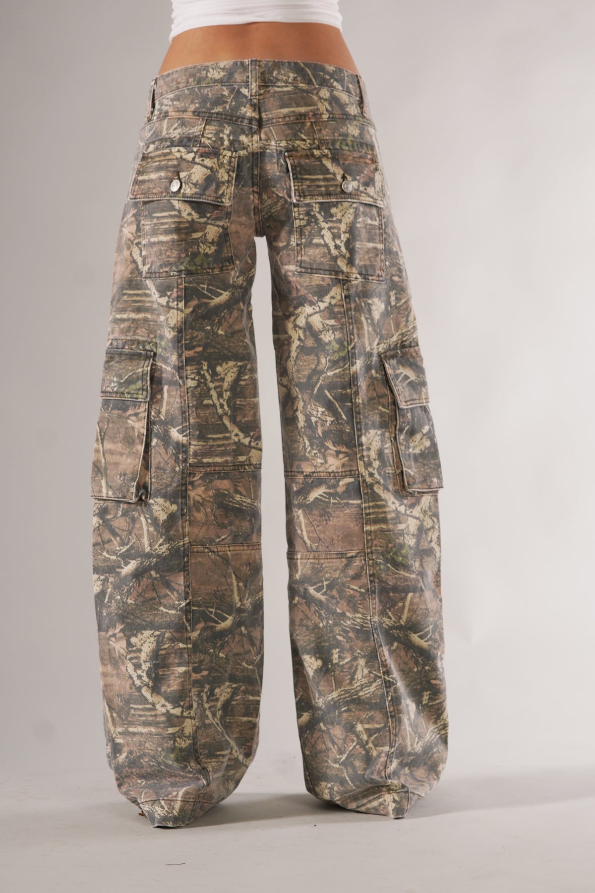 Pantalons Cargo Camo Unisexes avec Poches Utilitaires