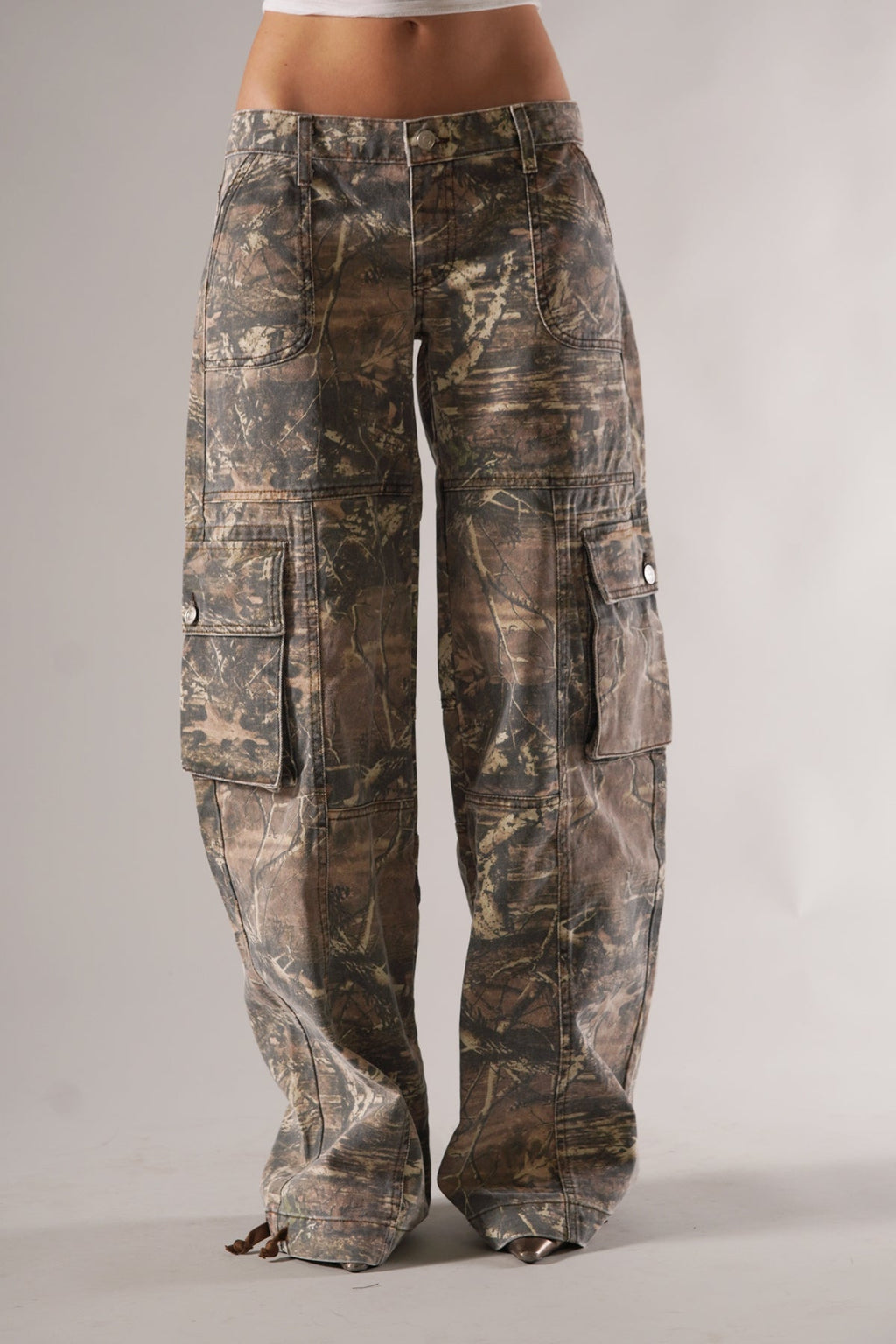 Pantalons Cargo Camo Unisexes avec Poches Utilitaires