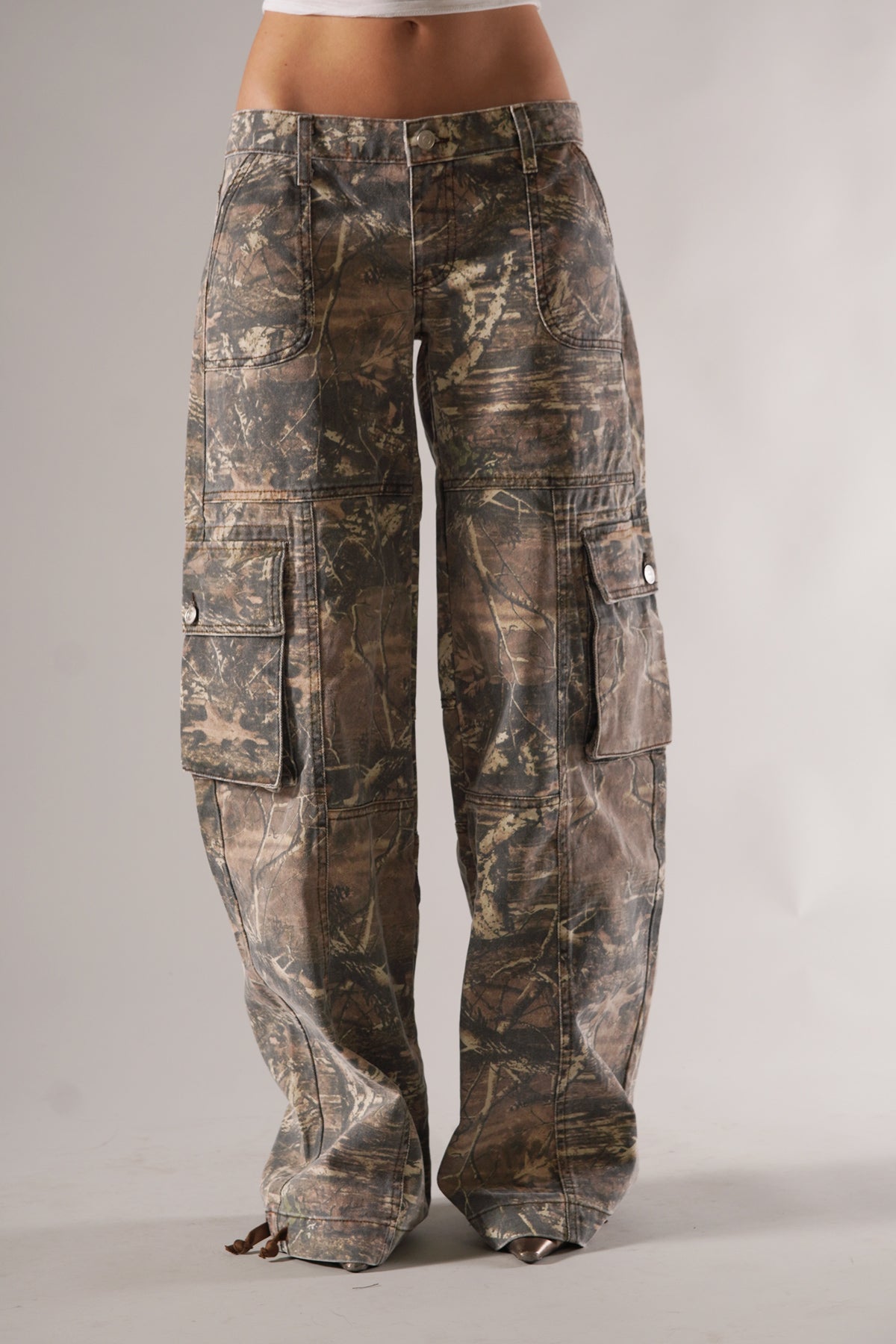 Pantalons Cargo Camo Unisexes avec Poches Utilitaires