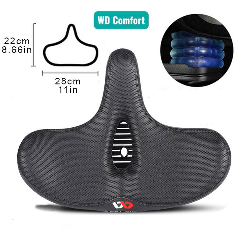 Selle de vélo unisexe confortable avec siège extra large