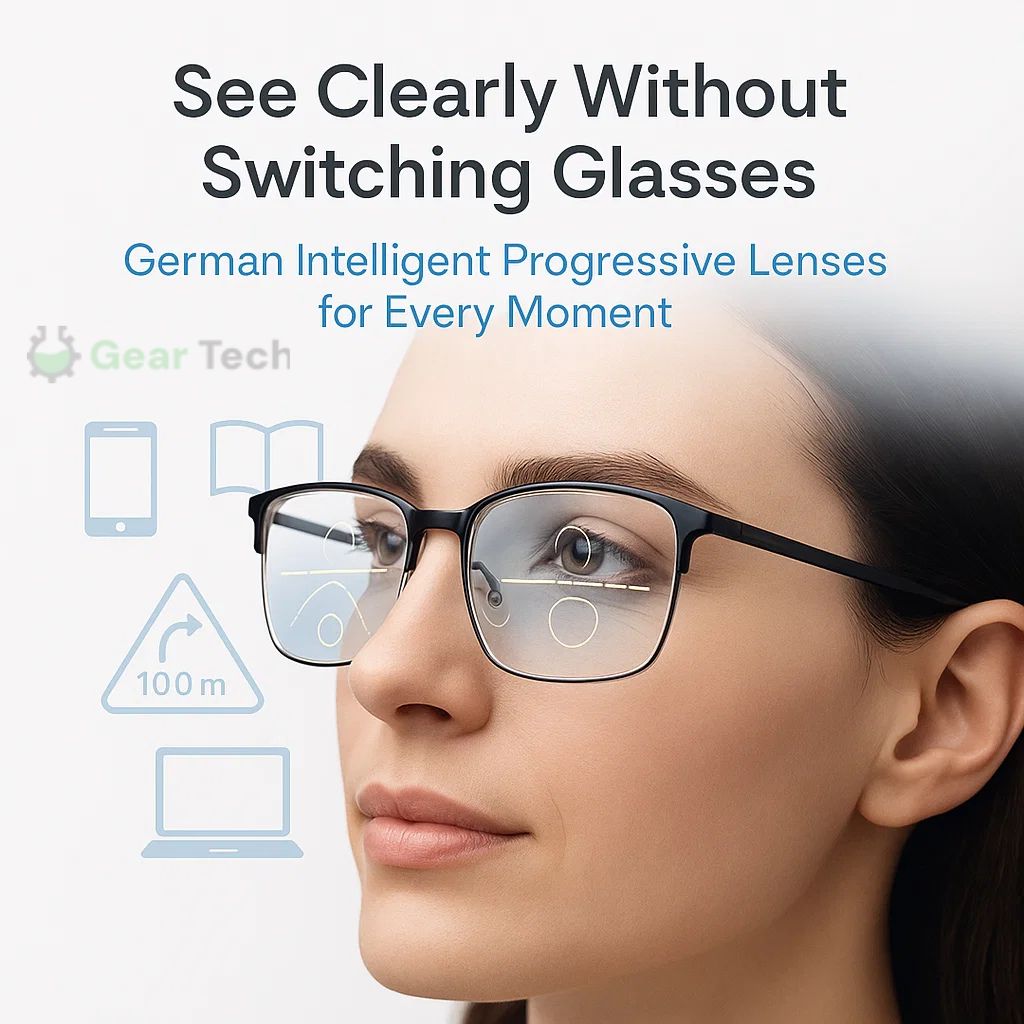 Lunettes Multifocales Progressives Intelligentes Unisexes Allemandes