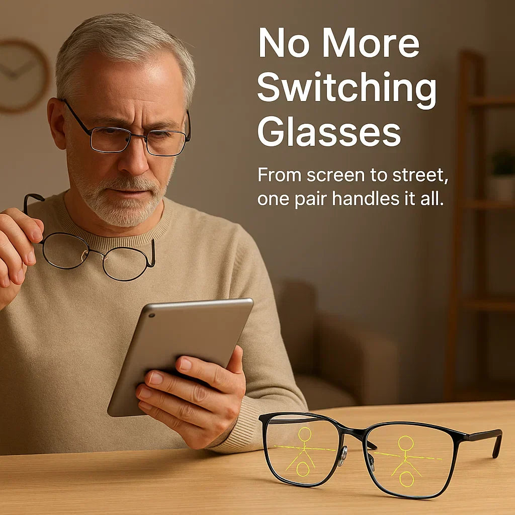 Lunettes Multifocales Progressives Intelligentes Unisexes Allemandes