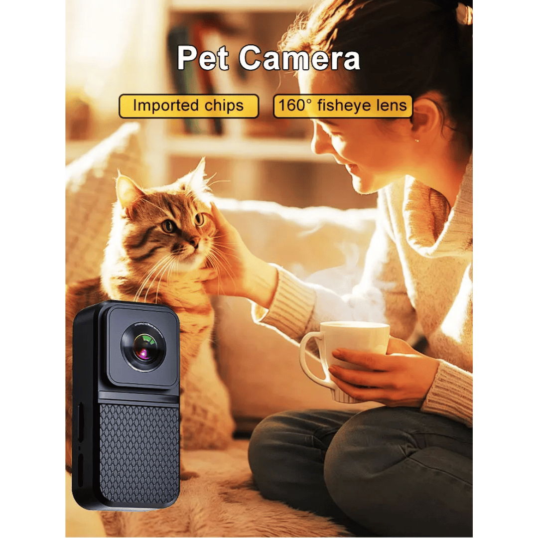 Caméra de Collier HD Unisexe pour Chiens et Chats – Capturez Leur Monde